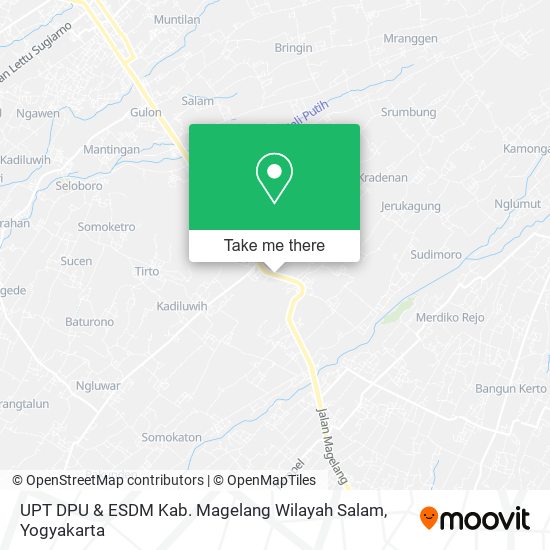 UPT DPU & ESDM Kab. Magelang Wilayah Salam map