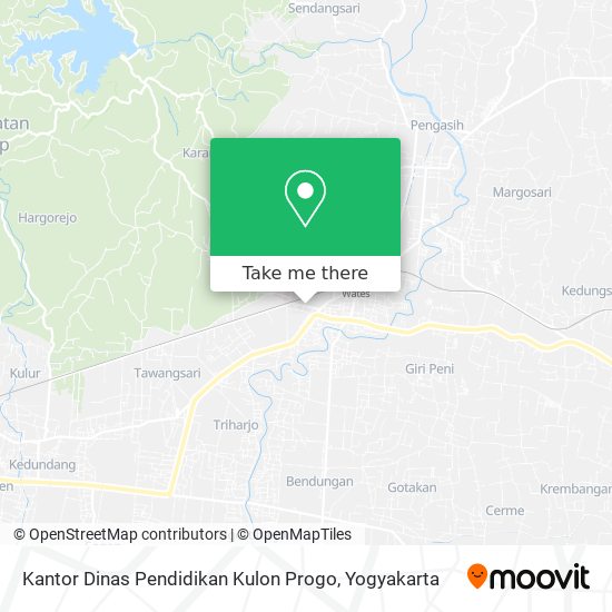 Kantor Dinas Pendidikan Kulon Progo map