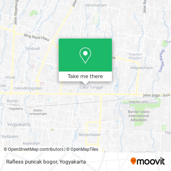 Rafless puncak bogor map