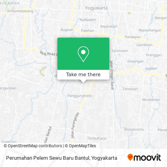 Perumahan Pelem Sewu Baru Bantul map