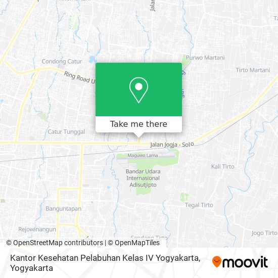 Kantor Kesehatan Pelabuhan Kelas IV Yogyakarta map