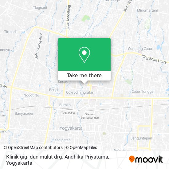 Klinik gigi dan mulut drg. Andhika Priyatama map
