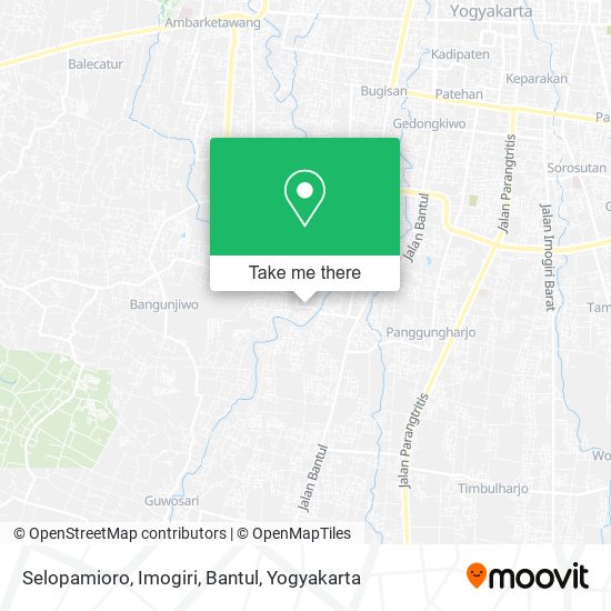 Selopamioro, Imogiri, Bantul map