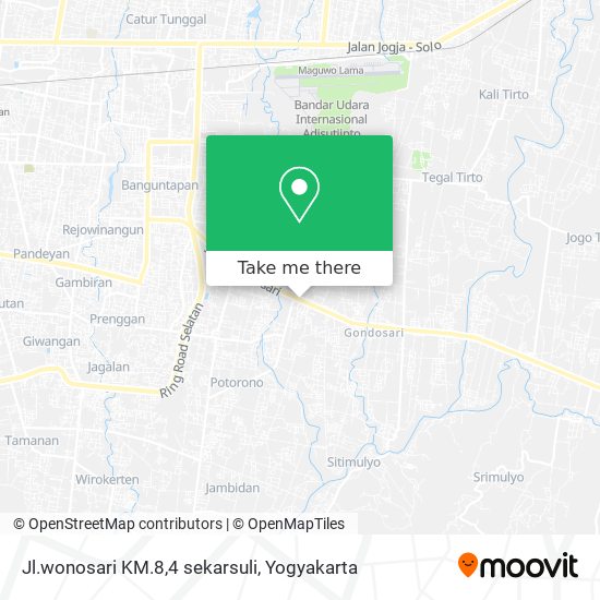 Jl.wonosari KM.8,4 sekarsuli map