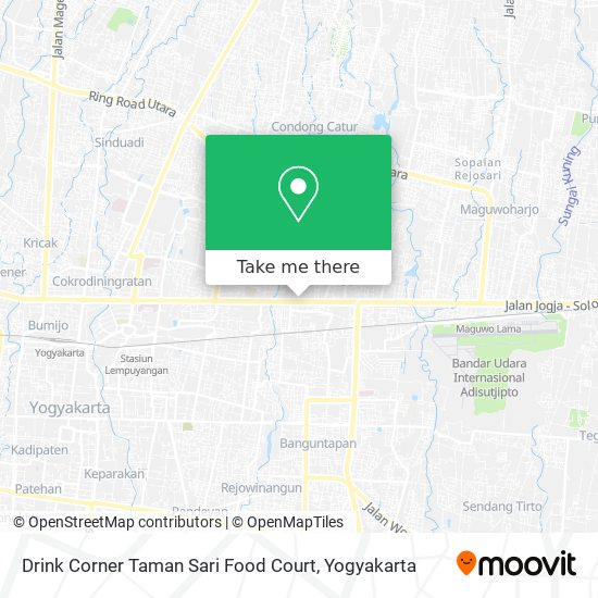 Drink Corner Taman Sari Food Court map