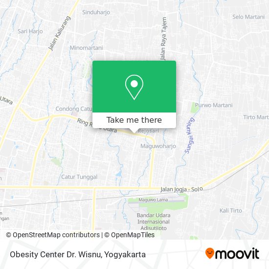 Obesity Center Dr. Wisnu map