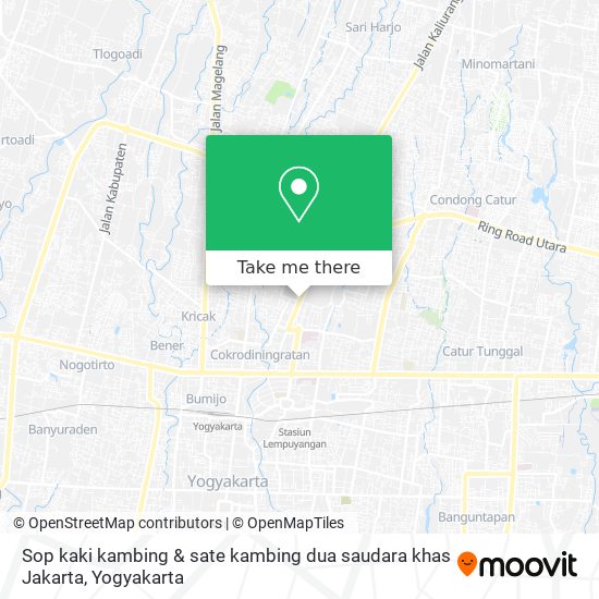Sop kaki kambing & sate kambing dua saudara khas Jakarta map
