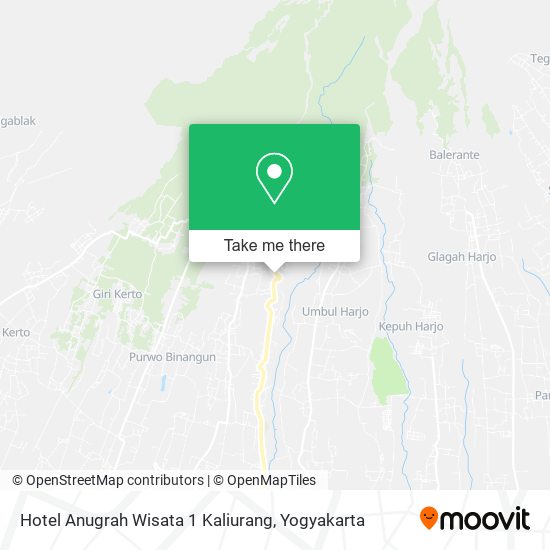 Hotel Anugrah Wisata 1 Kaliurang map