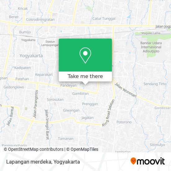 Lapangan merdeka map