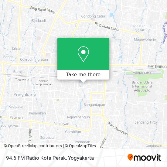 94.6 FM Radio Kota Perak map
