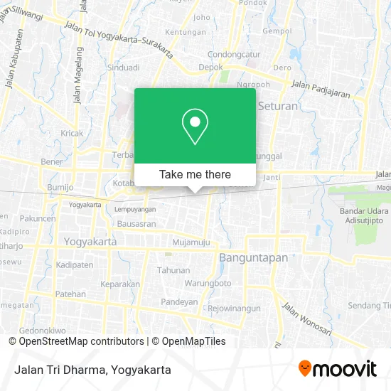 Jalan Tri Dharma map
