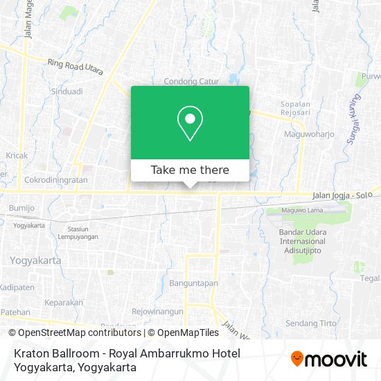 Kraton Ballroom - Royal Ambarrukmo Hotel Yogyakarta map