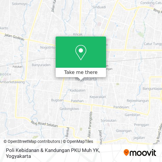 Poli Kebidanan & Kandungan PKU Muh YK map