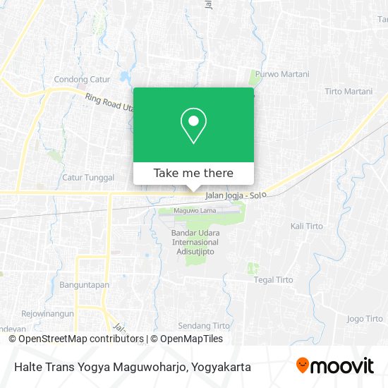 Halte Trans Yogya Maguwoharjo map