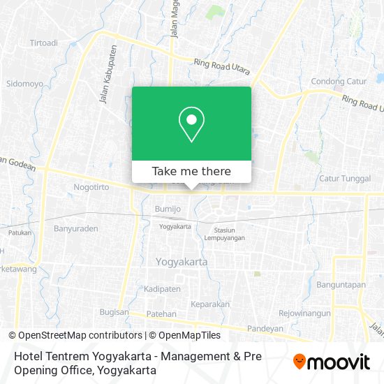 Hotel Tentrem Yogyakarta - Management & Pre Opening Office map