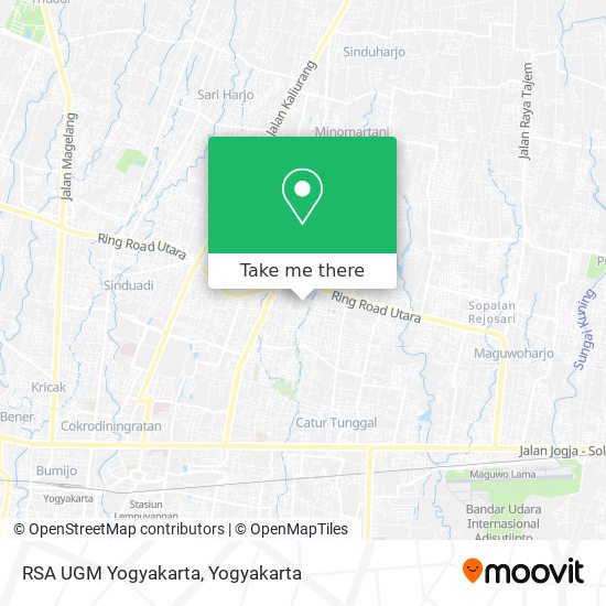 RSA UGM Yogyakarta map