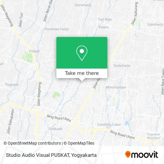 Studio Audio Visual PUSKAT map