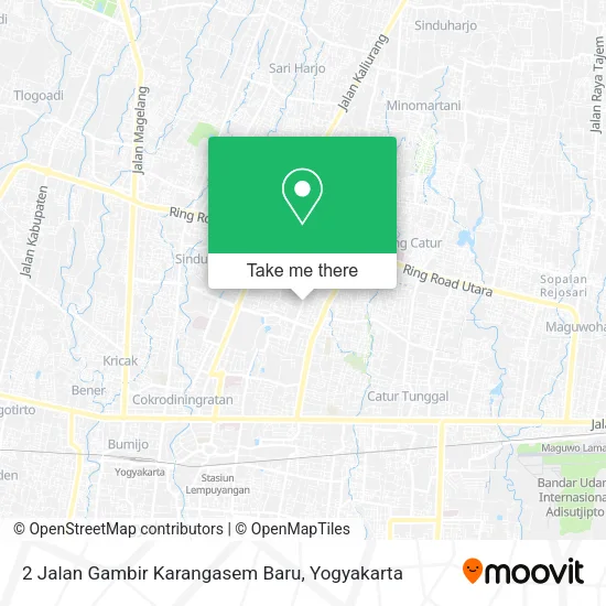 2 Jalan Gambir Karangasem Baru map