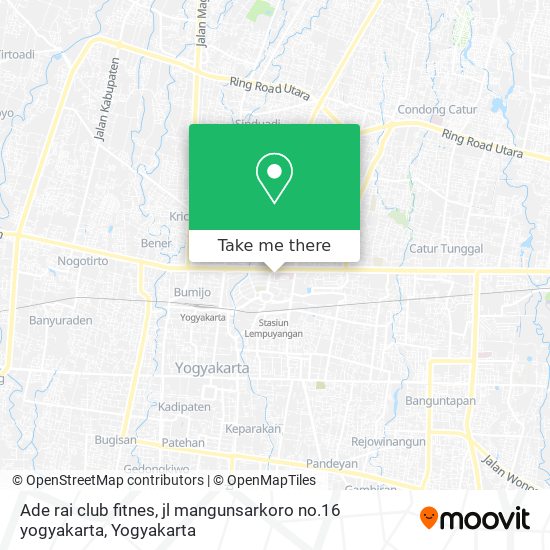Ade rai club fitnes, jl mangunsarkoro no.16 yogyakarta map