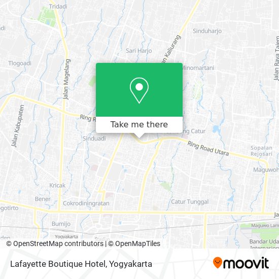 Lafayette Boutique Hotel map