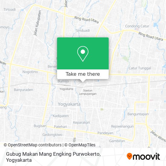 Gubug Makan Mang Engking Purwokerto map