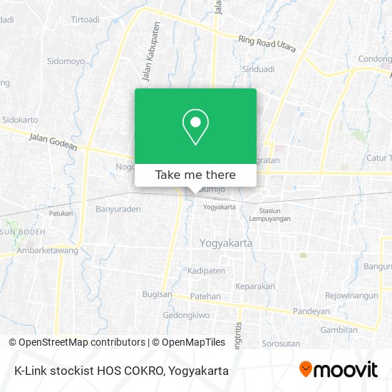 K-Link stockist HOS COKRO map
