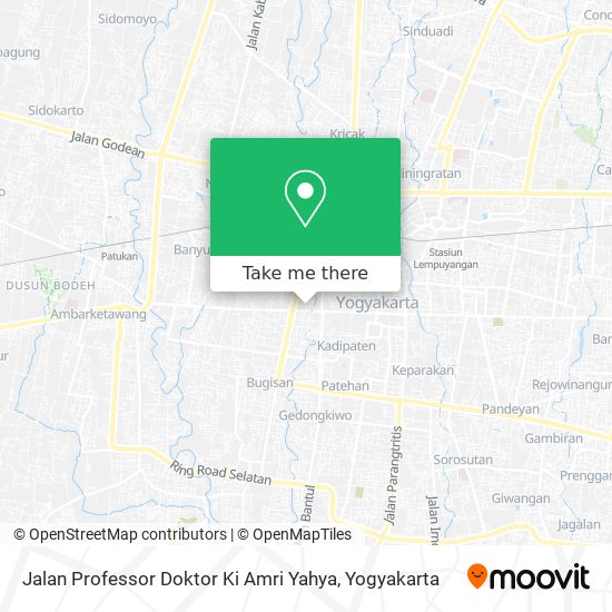 Jalan Professor Doktor Ki Amri Yahya map