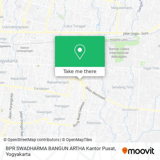 BPR SWADHARMA BANGUN ARTHA Kantor Pusat map