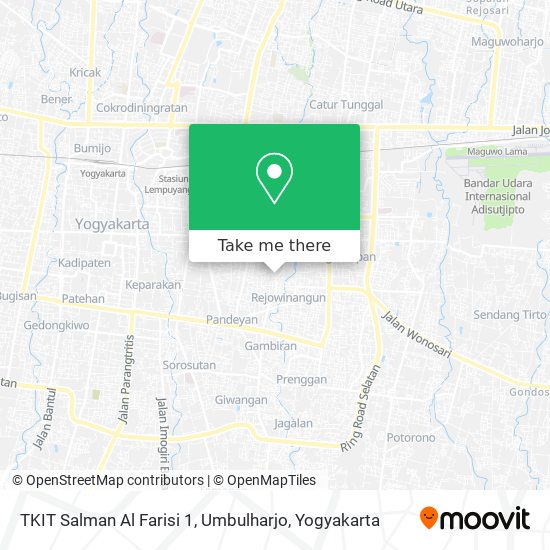TKIT Salman Al Farisi 1, Umbulharjo map