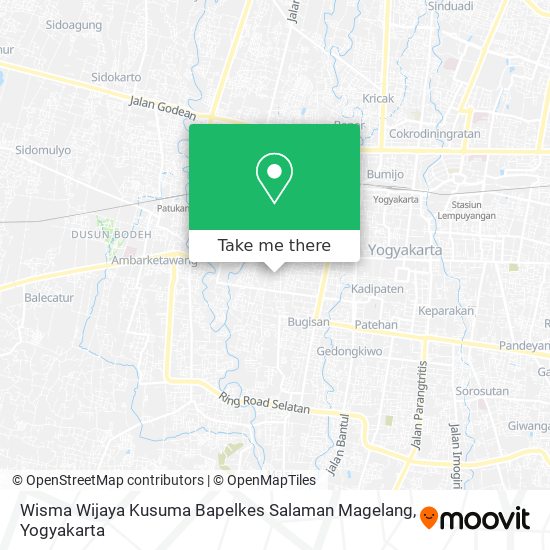 Wisma Wijaya Kusuma Bapelkes Salaman Magelang map