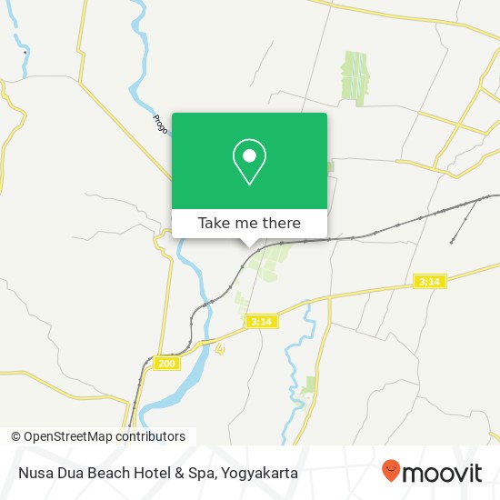 Nusa Dua Beach Hotel & Spa map