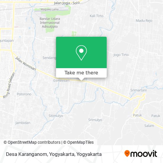 Desa Karanganom, Yogyakarta map