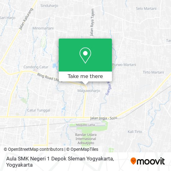 Aula SMK Negeri 1 Depok Sleman Yogyakarta map