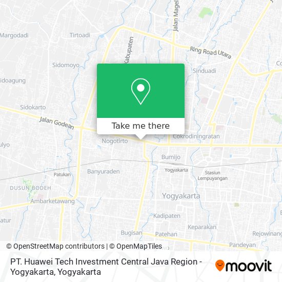PT. Huawei Tech Investment Central Java Region - Yogyakarta map