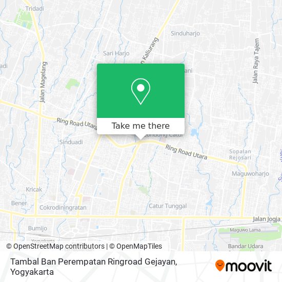 Tambal Ban Perempatan Ringroad Gejayan map