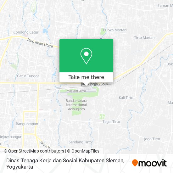 Dinas Tenaga Kerja dan Sosial Kabupaten Sleman map