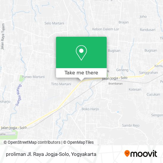 proliman Jl. Raya Jogja-Solo map
