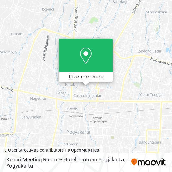 Kenari Meeting Room ~ Hotel Tentrem Yogjakarta map