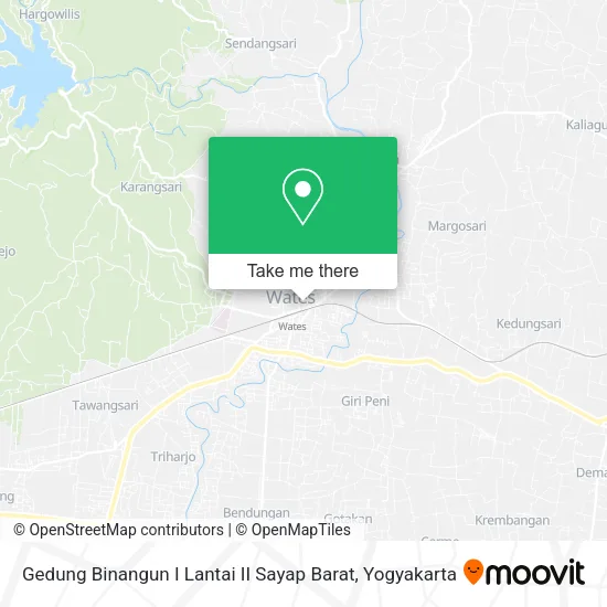 Gedung Binangun I Lantai II Sayap Barat map