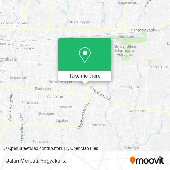 Jalan Merpati map