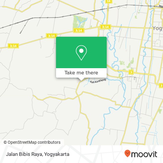 Jalan Bibis Raya map