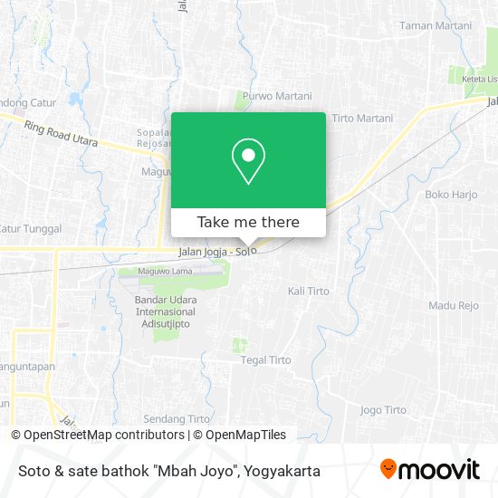 Soto & sate bathok "Mbah Joyo" map