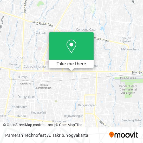 Pameran Technofest A. Takrib map