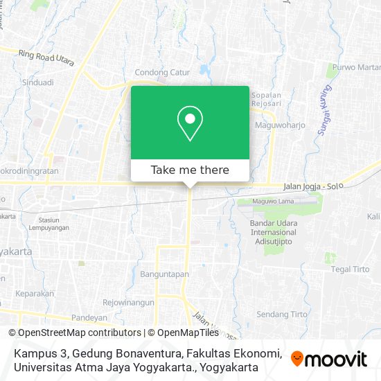 Kampus 3, Gedung Bonaventura, Fakultas Ekonomi, Universitas Atma Jaya Yogyakarta. map