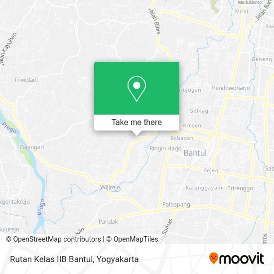 Rutan Kelas IIB Bantul map