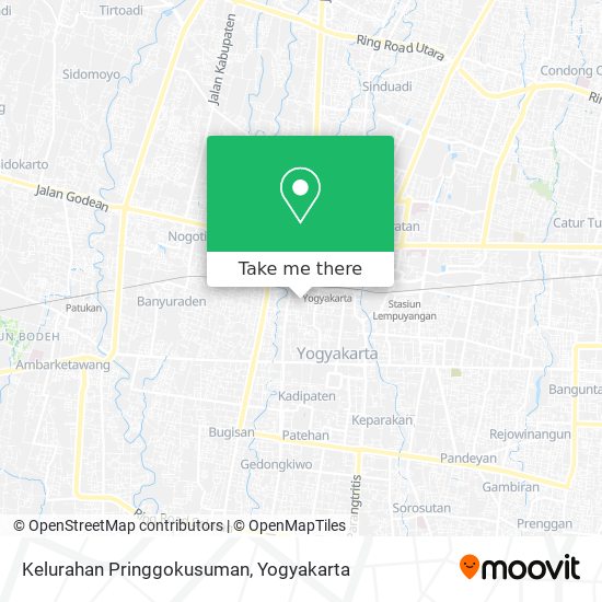 Kelurahan Pringgokusuman map