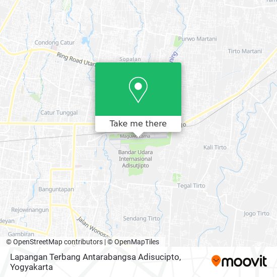 Lapangan Terbang Antarabangsa Adisucipto map