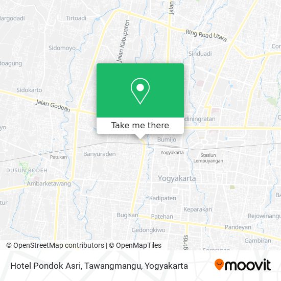 Hotel Pondok Asri, Tawangmangu map