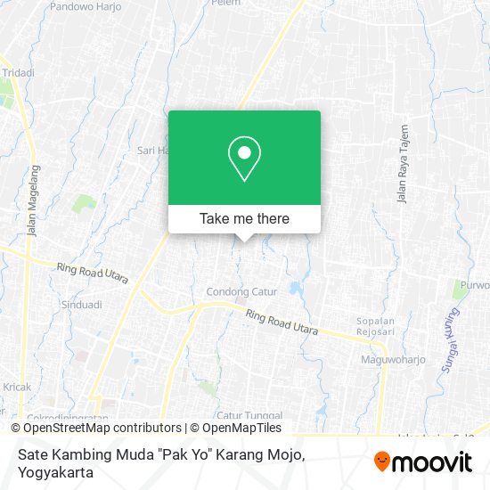 Sate Kambing Muda "Pak Yo" Karang Mojo map