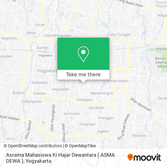 Asrama Mahasiswa Ki Hajar Dewantara ( ASMA DEWA ) map